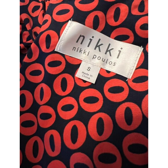 Nikki Nikki Poulos Surplice Wrap Front Wide Leg Jumpsuit  Size S  Jersey Knit - Picture 8 of 11